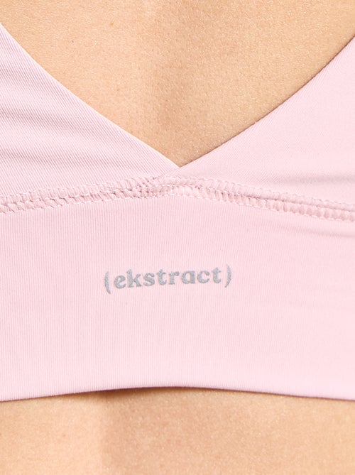 Brassière de sport maintien léger - (ekstract) - Kiabi Brassière de sport maintien léger - (ekstract) - Kiabi
