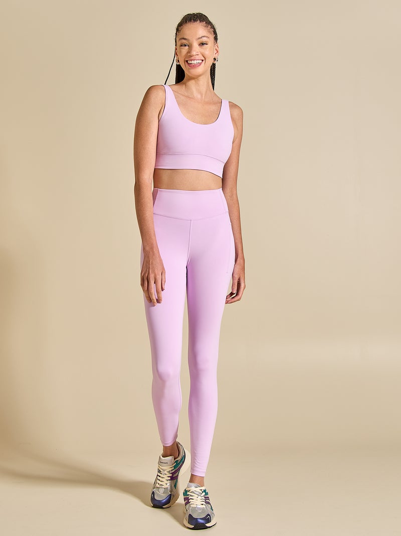 Brassière de sport maintien léger - (ekstract) Violet - Kiabi