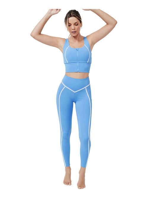 Brassière de sport ouverture frontale tech st7 - Kiabi Brassière de sport ouverture frontale tech st7 - Kiabi