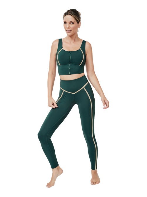 Brassière de sport ouverture frontale tech st7 - Kiabi