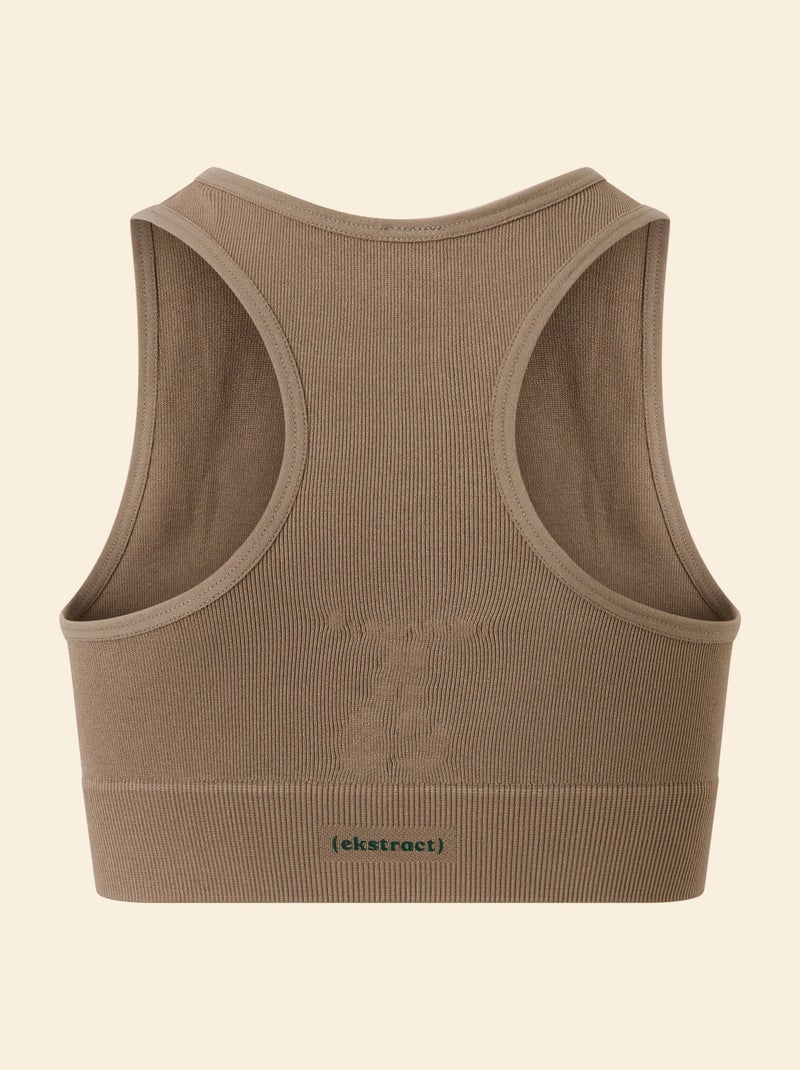 Brassière de sport sans couture - (ekstract) Beige - Kiabi
