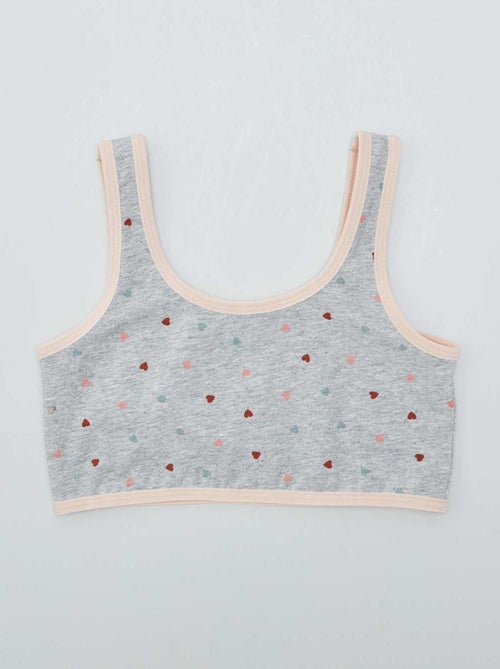 Brassière en jersey - collection facile à enfiler - Kiabi