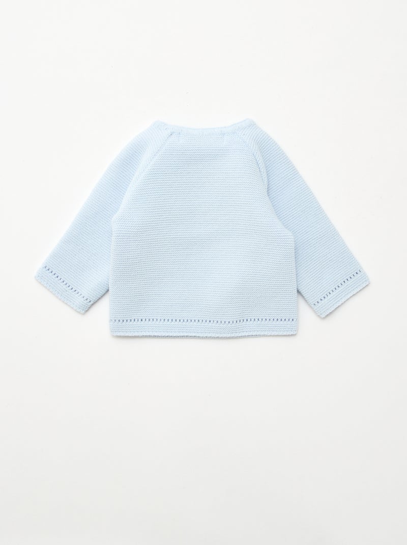 Brassière en tricot 'La manufacture de Layette' Bleu - Kiabi