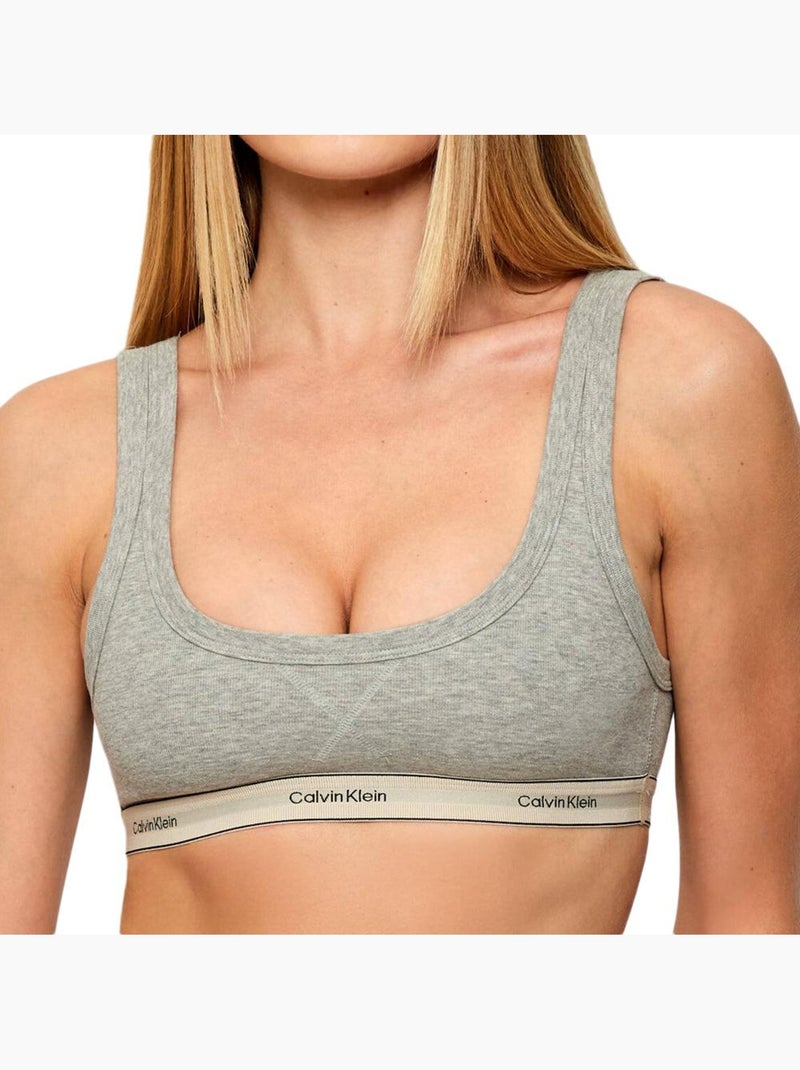Brassière Femme Calvin Klein Jeans Gris Argenté - Kiabi