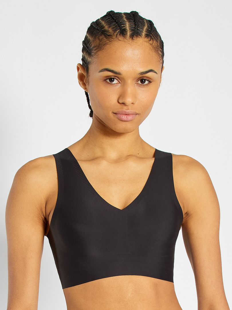Brassière met uitneembare pads 'Bye Bra' - zwart - Kiabi - 17.00€