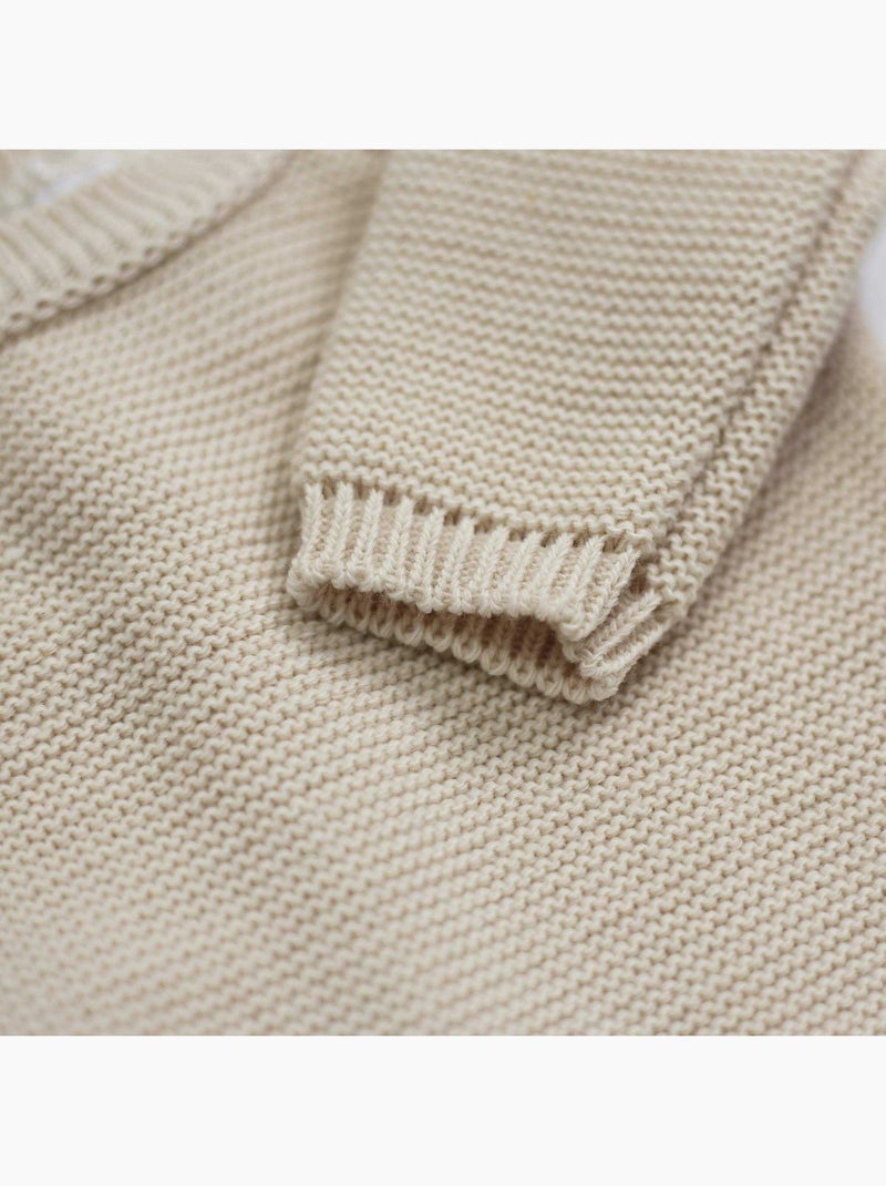Brassière naissance en maille Beige - Kiabi