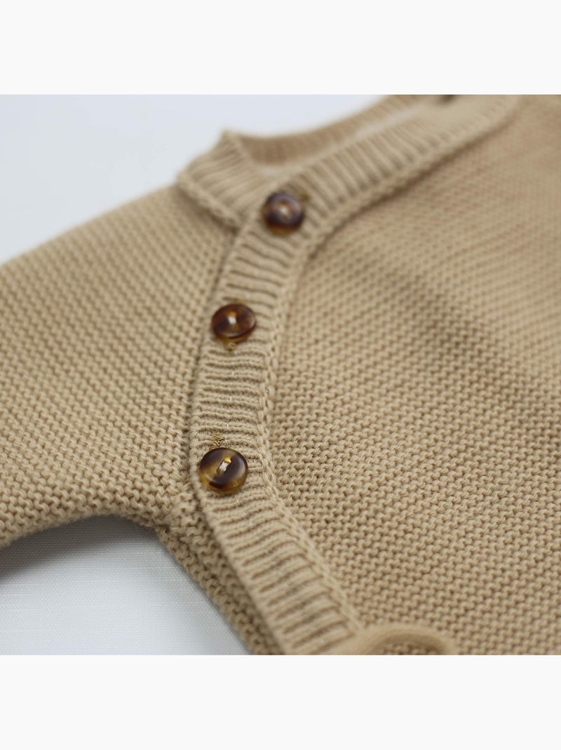 Brassière naissance en maille Marron cappuccino - Kiabi