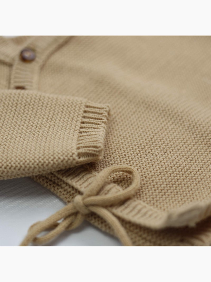 Brassière naissance en maille Marron cappuccino - Kiabi
