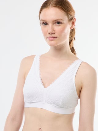 Brassière post-opératoire en dentelle