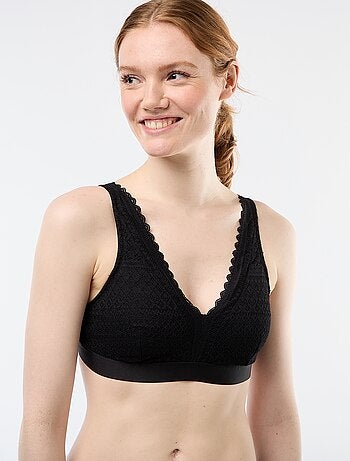 Brassière post-opératoire en dentelle