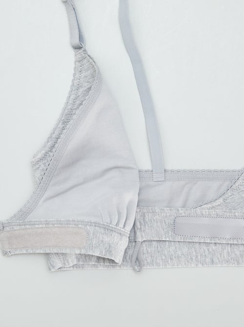 Brassière triangle sans armatures - collection facile à enfiler - Kiabi