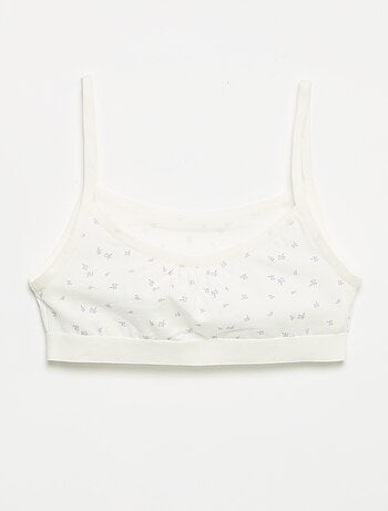 Brassières à fines bretelles en jersey - Lot de 2