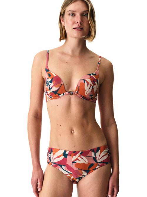 Brayana gerimpelde glinsterende bikinibroek met middelhoge taille penti - Kiabi Brayana gerimpelde glinsterende bikinibroek met middelhoge taille penti - Kiabi