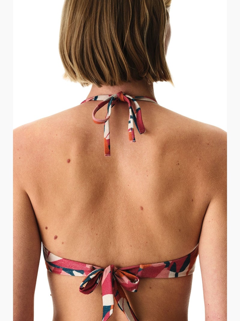 Brayana hot haut de bikini scintillant penti Rose fluo - Kiabi