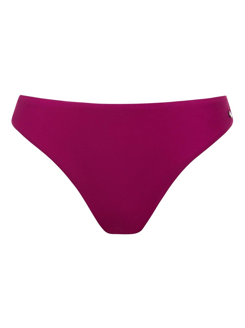 Braziliaans bikinitopje met lage taille palma Paars - Kiabi