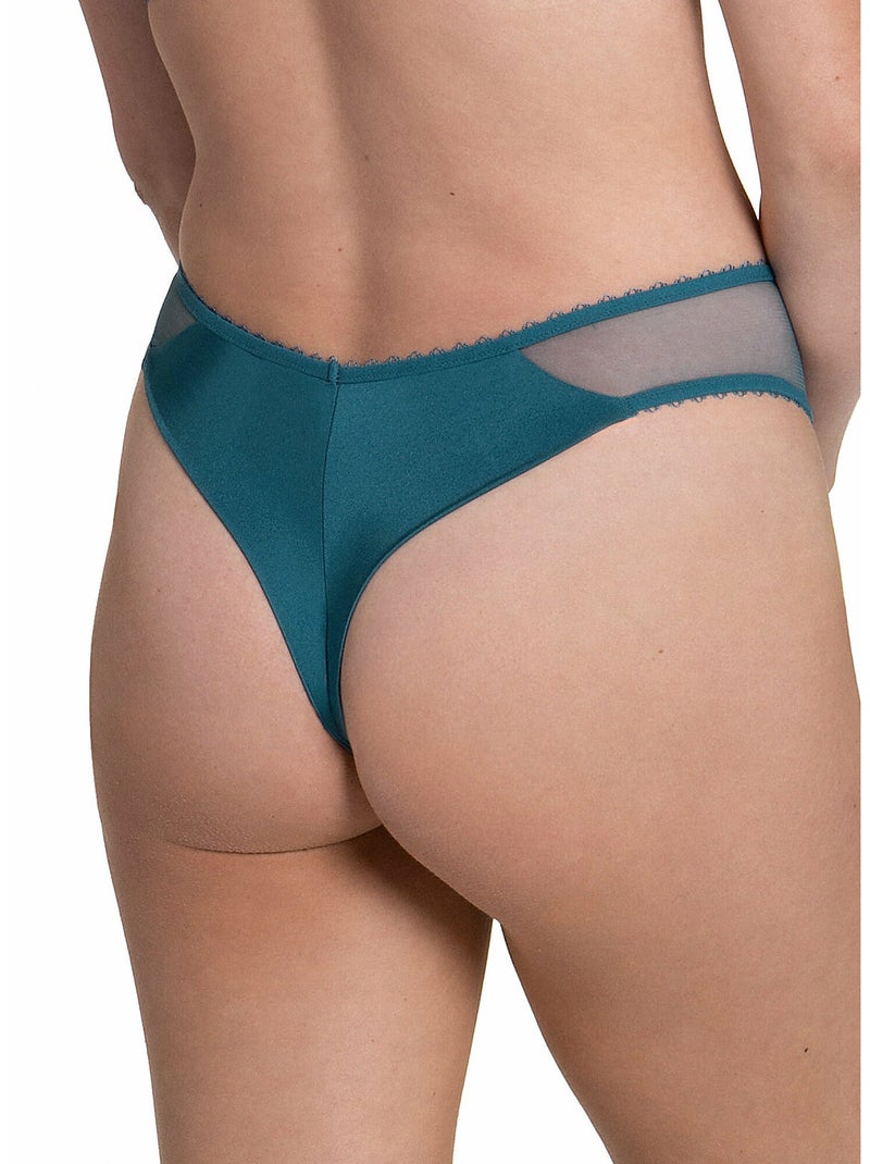 Braziliaans laag uitgesneden peony Turkoois - Kiabi