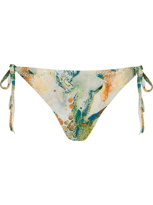 Braziliaans zwempak met lage taille en indonesische bandjes - Kiabi Braziliaans zwempak met lage taille en indonesische bandjes - Kiabi
