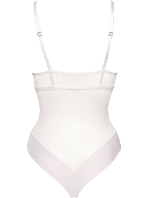 Braziliaanse beugelbodysuit rose bruiloft ivoor - Kiabi Braziliaanse beugelbodysuit rose bruiloft ivoor - Kiabi