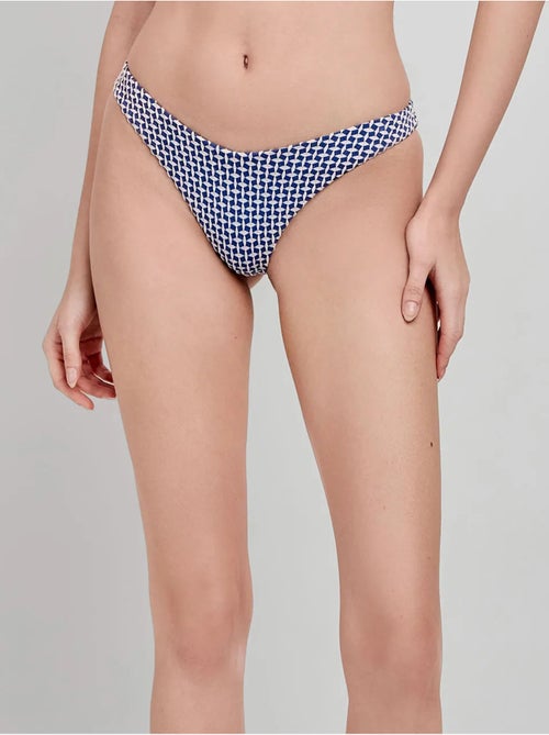 Braziliaanse bikini broekje in v-snede - Kiabi