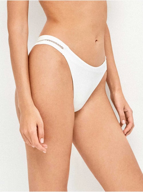 Braziliaanse bikini broekje met uitsnijding - Kiabi