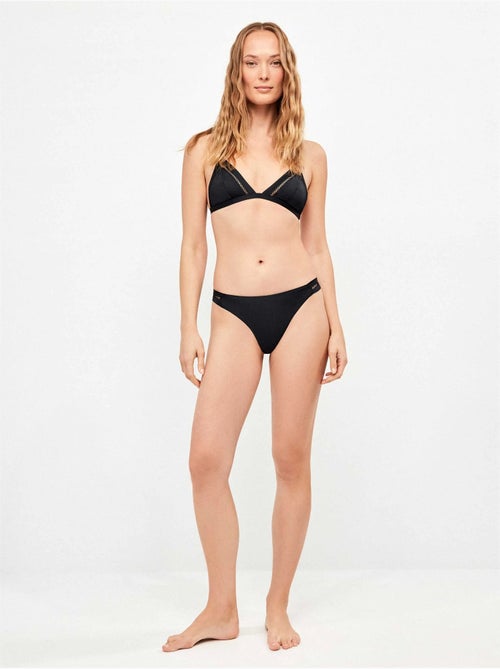 Braziliaanse bikini broekje met uitsnijding - Kiabi Braziliaanse bikini broekje met uitsnijding - Kiabi