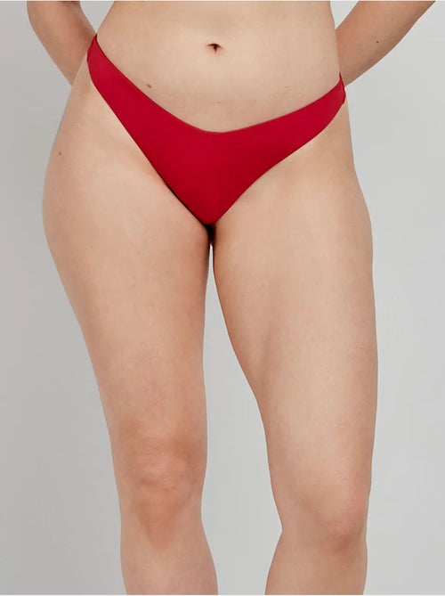 Braziliaanse bikini broekje v-vormig gesneden - Kiabi Braziliaanse bikini broekje v-vormig gesneden - Kiabi