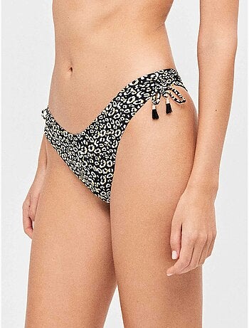 Braziliaanse bikini slipje met v-snede