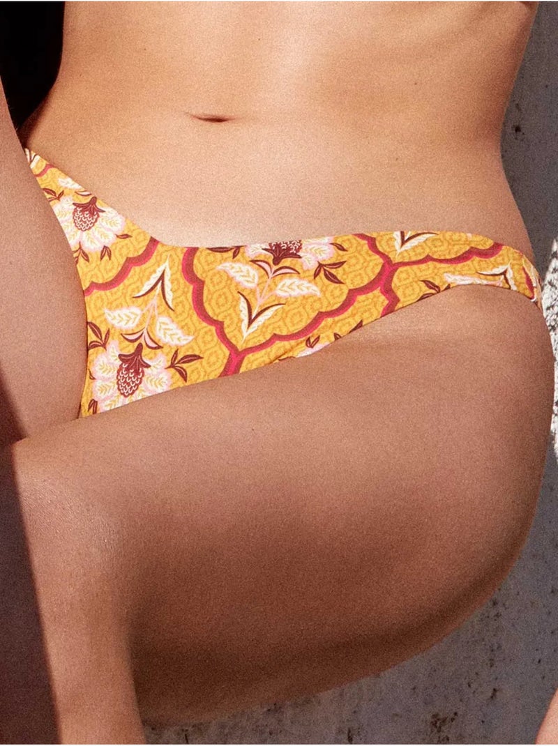 Braziliaanse en omkeerbare bikinibroekje Multicolor - Kiabi