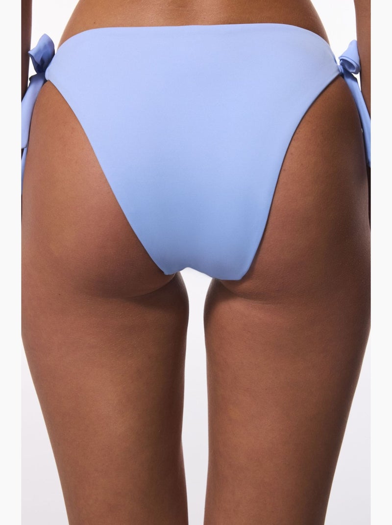 Brazilian bikinibroekje met lage taille penti Hemelsblauw - Kiabi