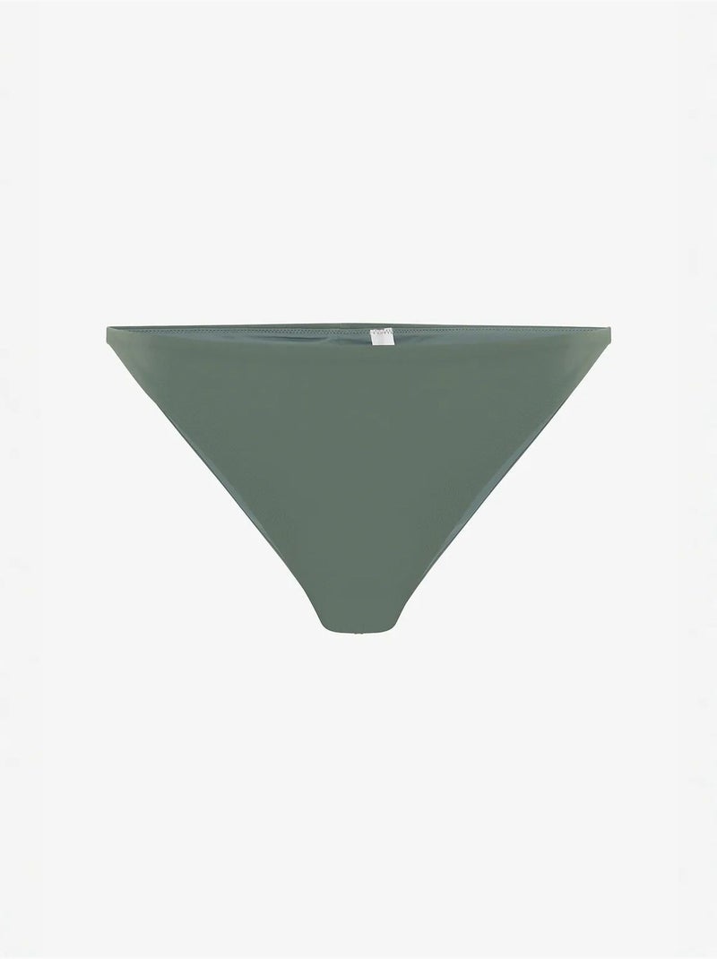 Brazilian bikinibroekje met superlage taille penti Kakigroen - Kiabi