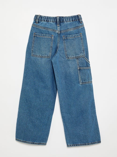Brede denim broek - Kiabi