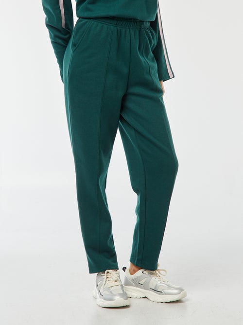 Brede joggingbroek van joggingstof - Kiabi