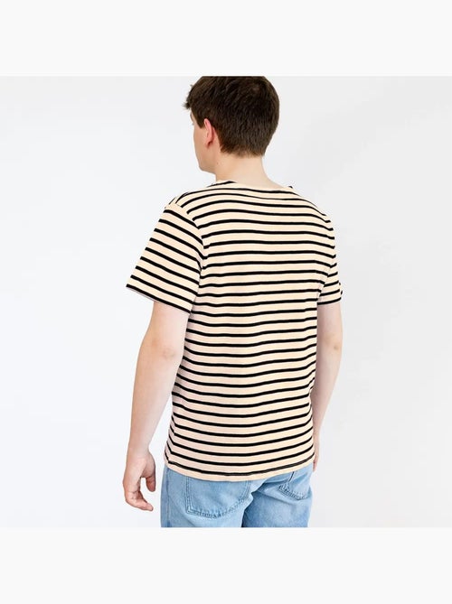'Breizh Océan' Bretons gestreept shirt voor heren of dames, unisex T-shirt met korte mouwen - Kiabi