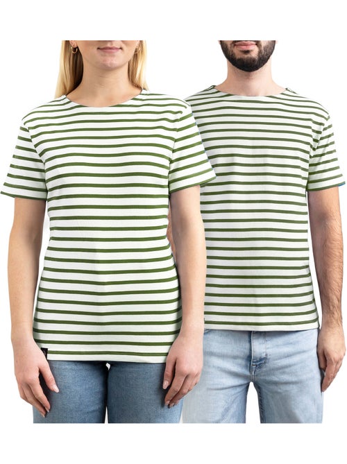 'Breizh Océan' Bretons gestreept shirt voor heren of dames, unisex T-shirt met korte mouwen - Kiabi 'Breizh Océan' Bretons gestreept shirt voor heren of dames, unisex T-shirt met korte mouwen - Kiabi