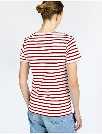 'Breizh Océan' Bretons gestreept shirt voor heren of dames, unisex T-shirt met korte mouwen