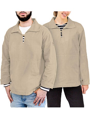 'Breizh Océan' smock voor heren of dames, 100% katoen