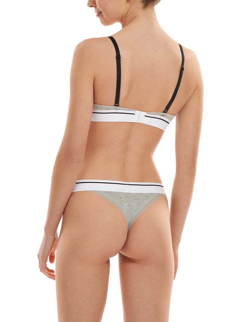 Brésilien bikini youthful Gris - Kiabi