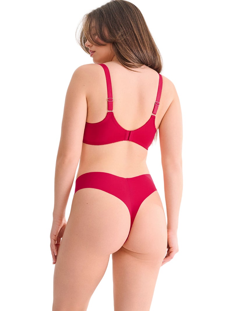 Brésilien coupe nette everyday Rouge - Kiabi