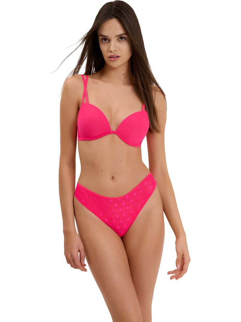 Brésilien échancré candy Rose - Kiabi