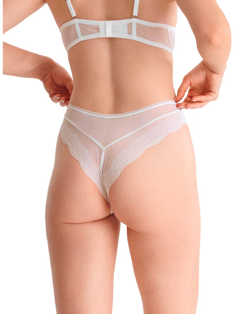 Brésilien échancré fresh Blanc - Kiabi