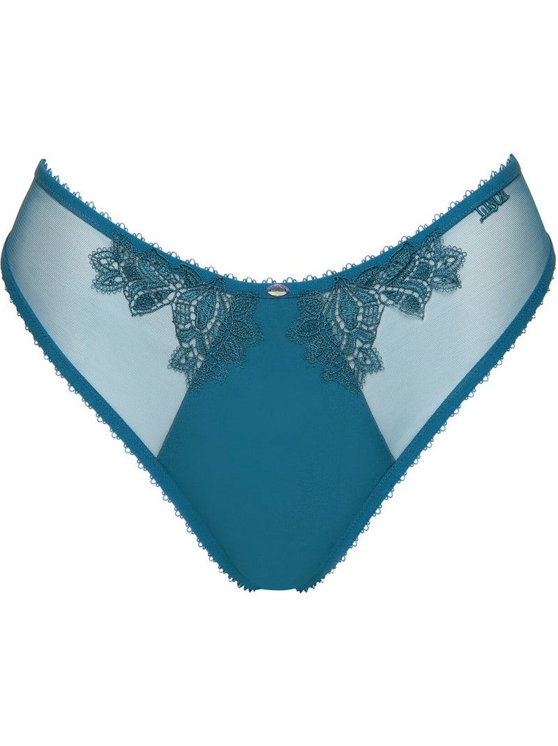 Brésilien échancré peony Bleu turquoise - Kiabi