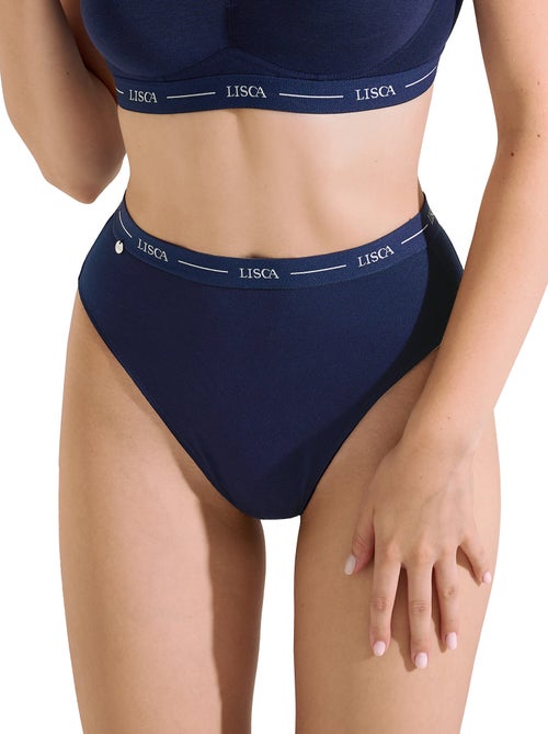 Brésilien échancré taille haute sunflower - Kiabi Brésilien échancré taille haute sunflower - Kiabi