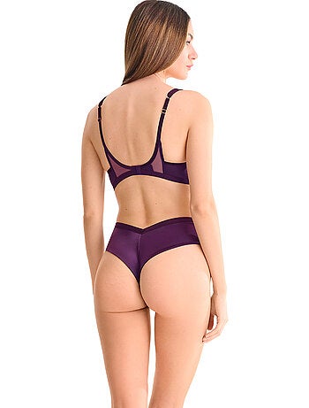 Brésilien échancré velvet luxe