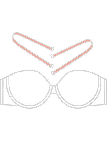 Bretelles transparentes
