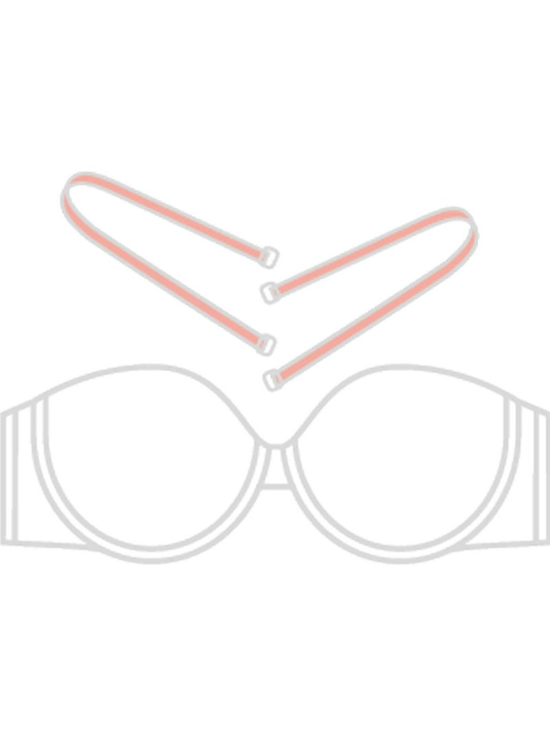 Bretelles transparentes Transparent - Kiabi