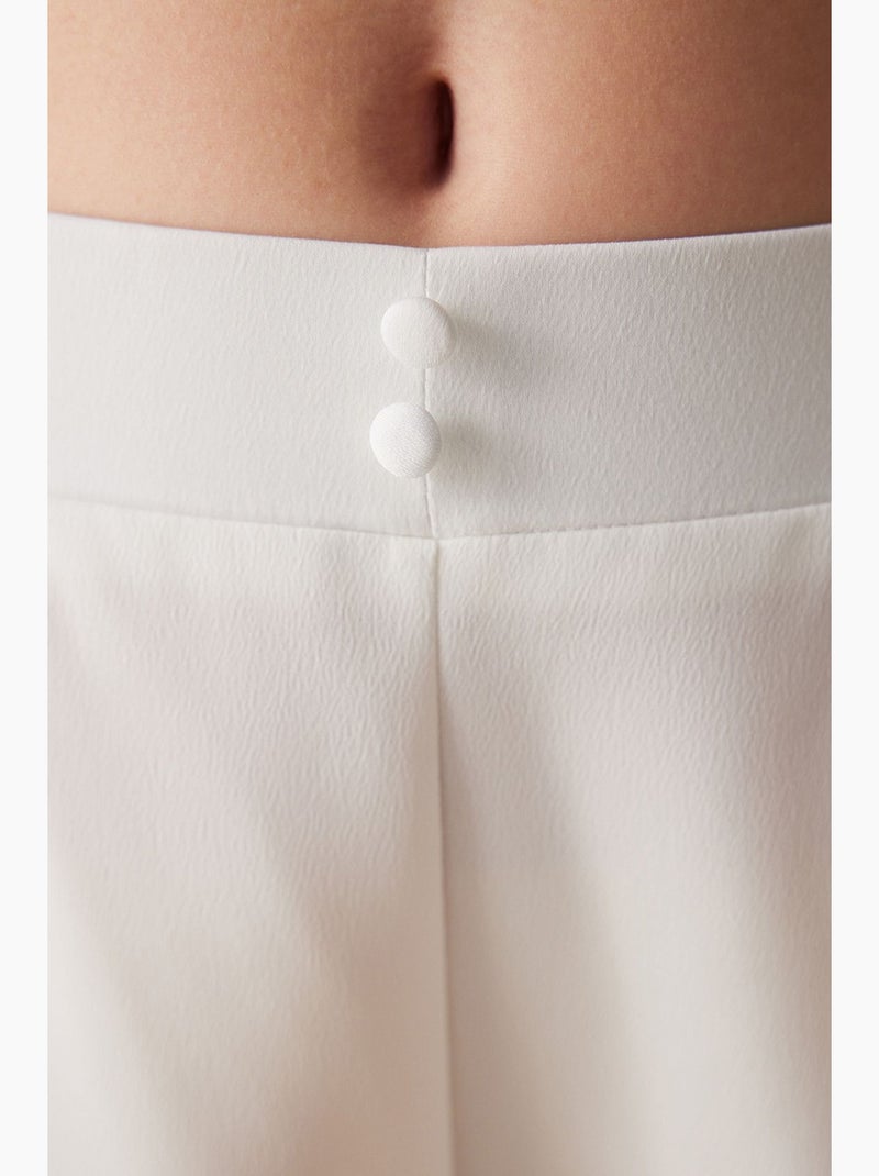 Bridal lacy kanten pyjamashort penti Wit - Kiabi