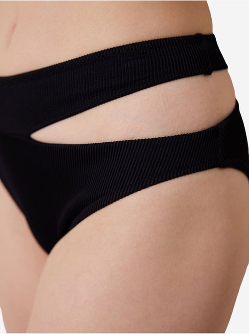 Brigett cut bikinibroekje met structuur penti - Kiabi Brigett cut bikinibroekje met structuur penti - Kiabi