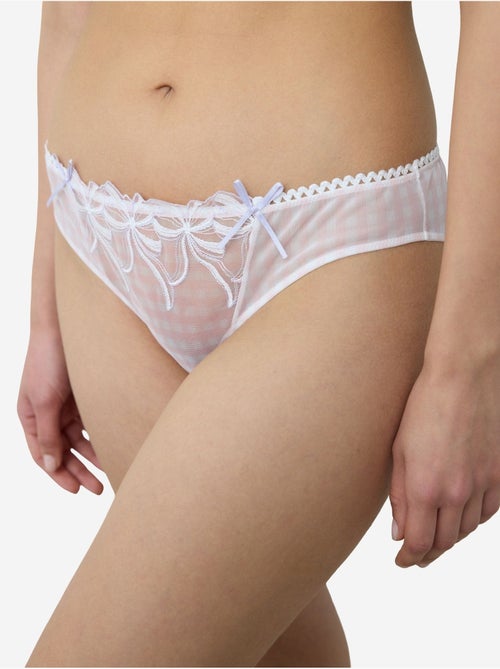 Broderie slip brésilien penti - Kiabi Broderie slip brésilien penti - Kiabi