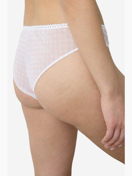 Broderie slip brésilien penti - Kiabi Broderie slip brésilien penti - Kiabi