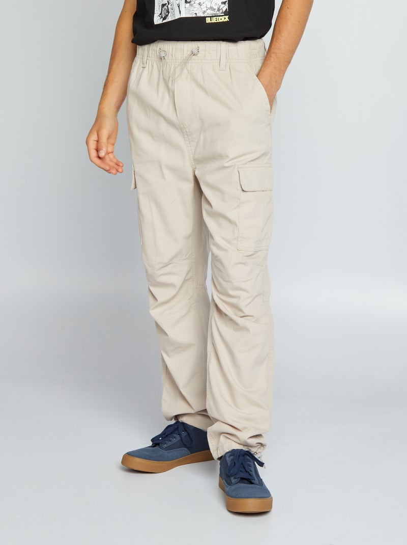 Broek beige - Kiabi